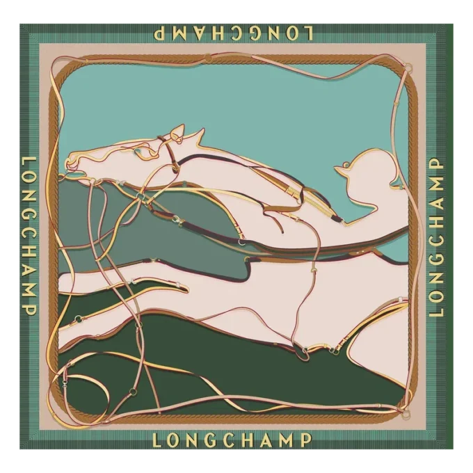A toute Allure Seidenschal 90
