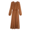 Amber – Langes Kleid aus Crêpe-Jersey