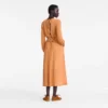 Amber – Langes Kleid aus Crêpe-Jersey