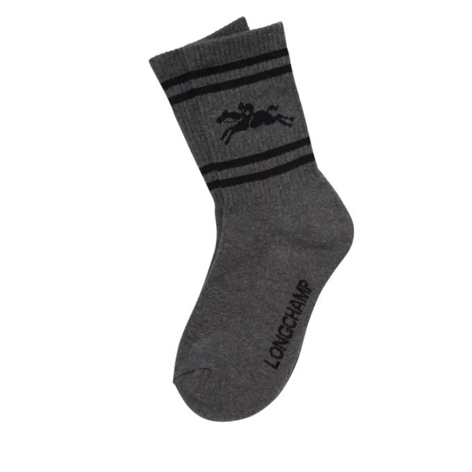 Anthrazit – Strick-Socken