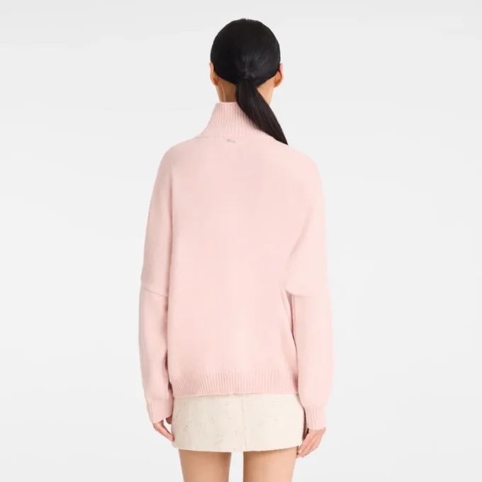 Ballerina – Strickpullover mit hohem Kragen