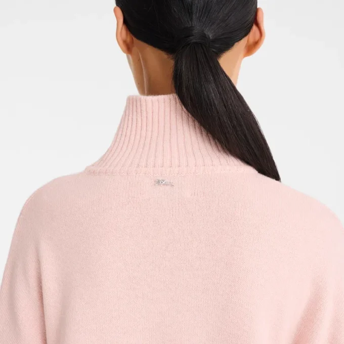 Ballerina – Strickpullover mit hohem Kragen