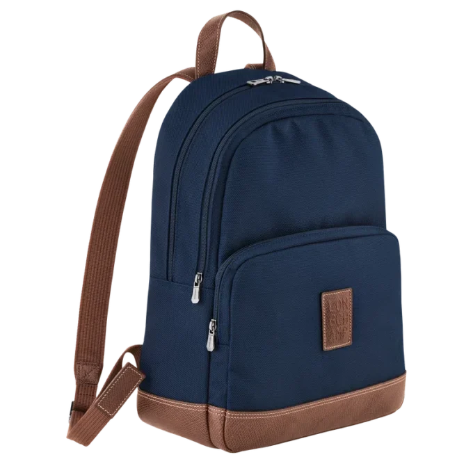 Blau – Recycelter Canvas-Rucksack Boxford