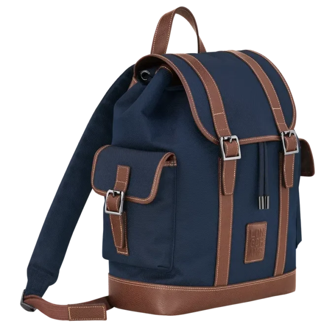 Blau – Recycelter Canvas-Rucksack Boxford