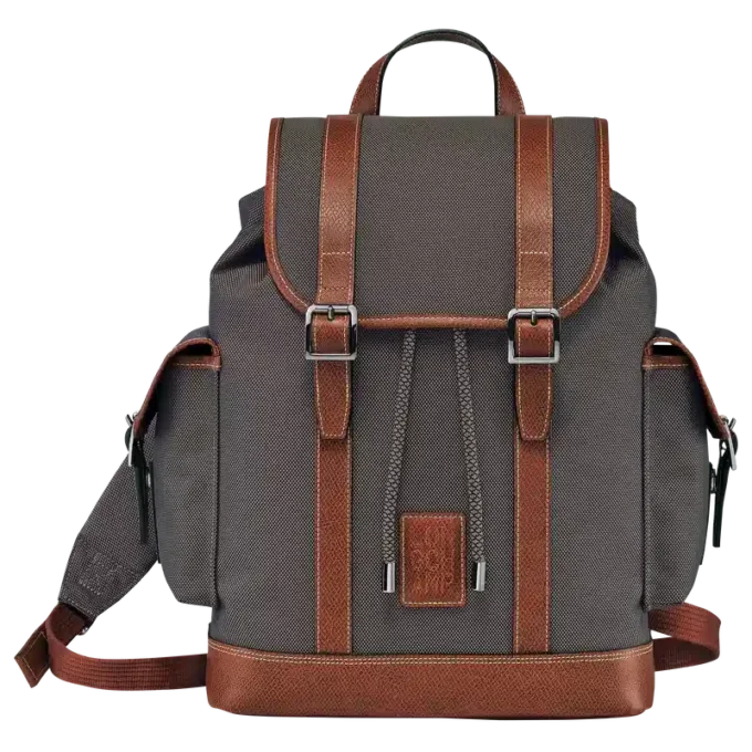 Braun – Recycelter Canvas-Rucksack Boxford