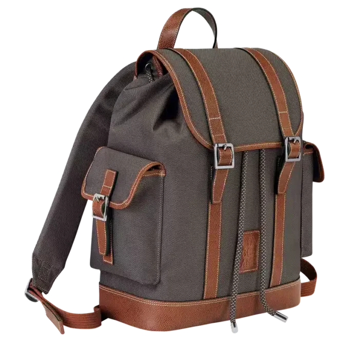 Braun – Recycelter Canvas-Rucksack Boxford