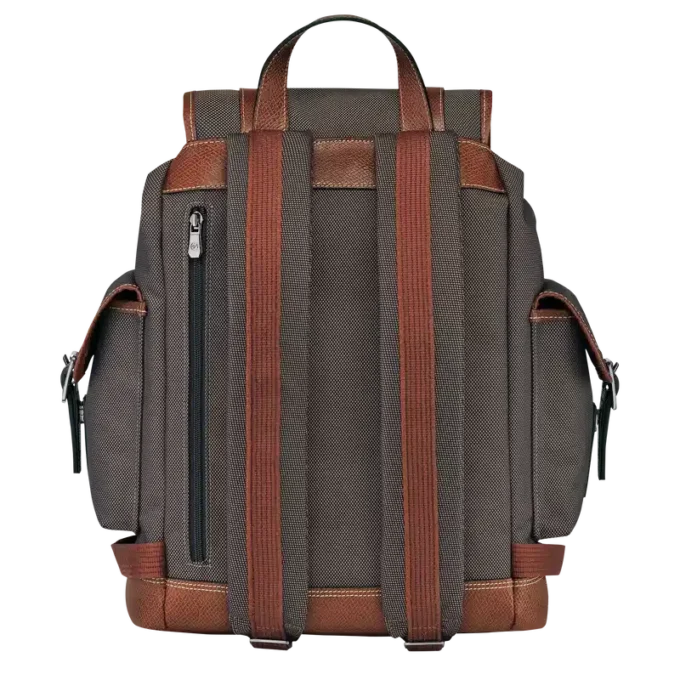 Braun – Recycelter Canvas-Rucksack Boxford