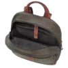 Braun – Recycelter Canvas-Rucksack Boxford