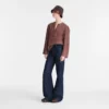 Cashew – Jacquard-Baumwollbluse