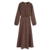 Cashew – Jacquard-Baumwollkleid