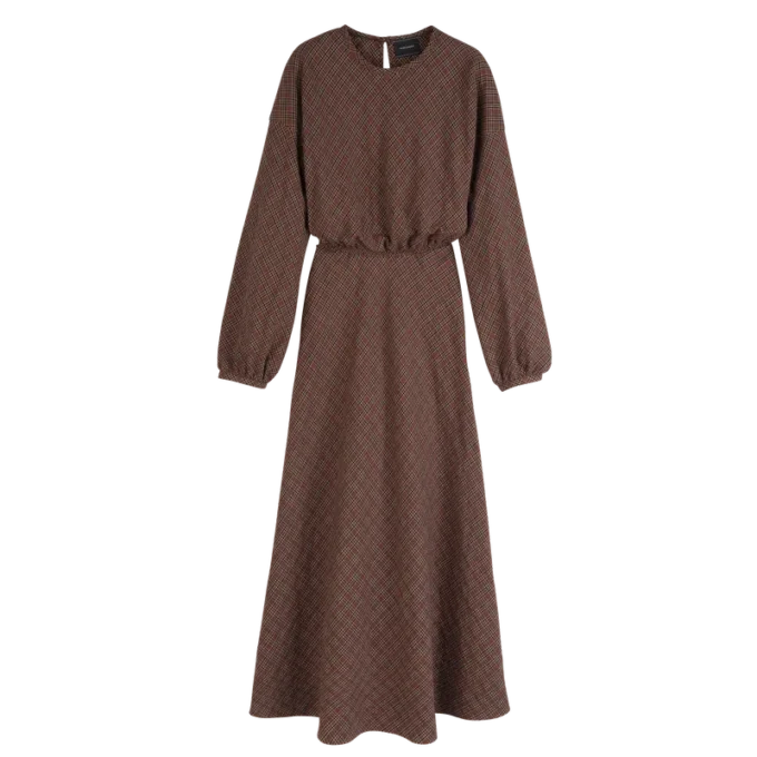 Cashew – Jacquard-Baumwollkleid