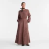 Cashew – Jacquard-Baumwollkleid