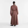 Cashew – Jacquard-Baumwollkleid