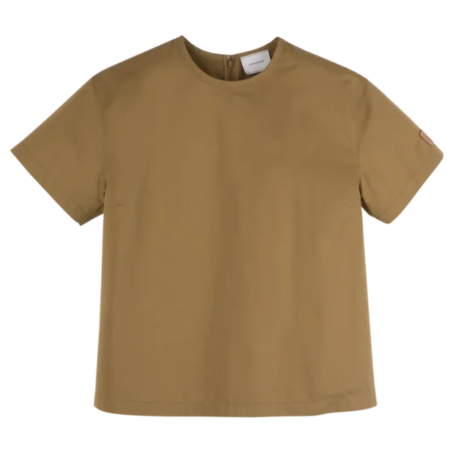 Desert – T-Shirt aus Baumwollgabardine