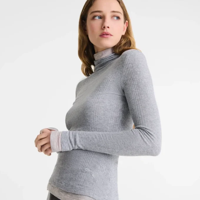 Dünner Rollkragenpullover