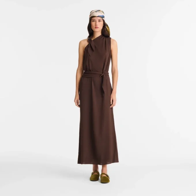 Ebony – Gabardine-Kleid