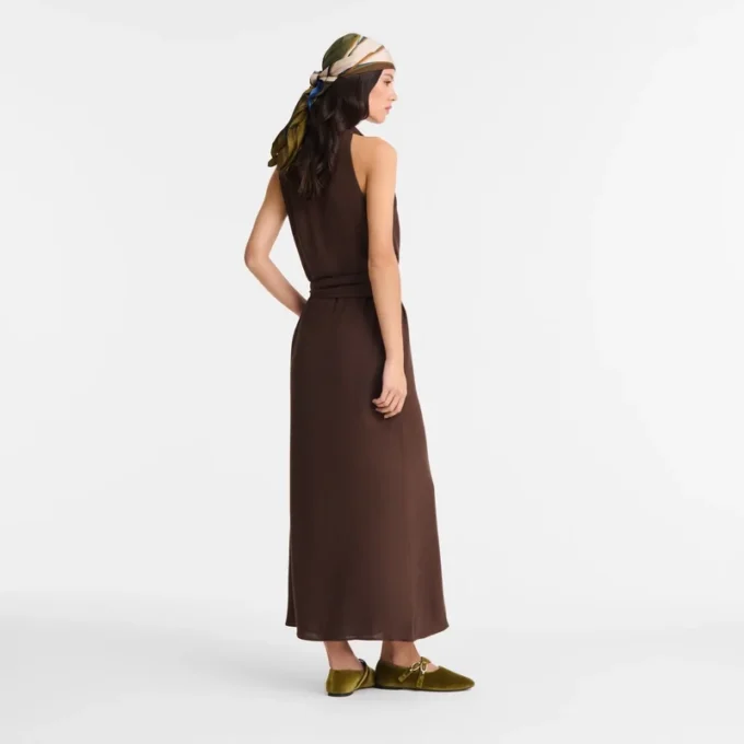 Ebony – Gabardine-Kleid