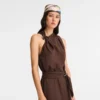 Ebony – Gabardine-Kleid