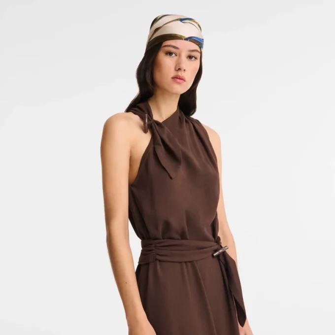 Ebony – Gabardine-Kleid