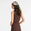 Ebony – Gabardine-Kleid