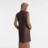 Ebony – Ärmellose Lederjacke