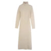 Elfenbein – Langes Strickkleid