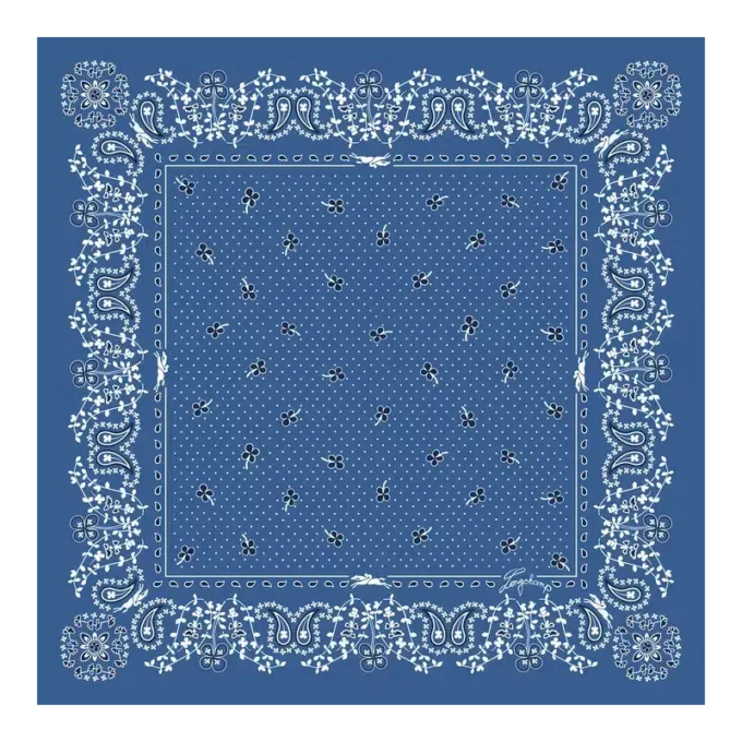 Französischer Bandana-Seidenschal 50