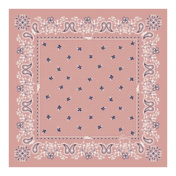 Französischer Bandana-Seidenschal 50