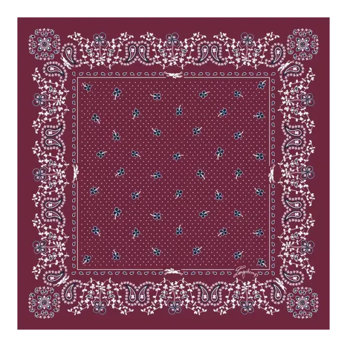 Französischer Bandana-Seidenschal 50