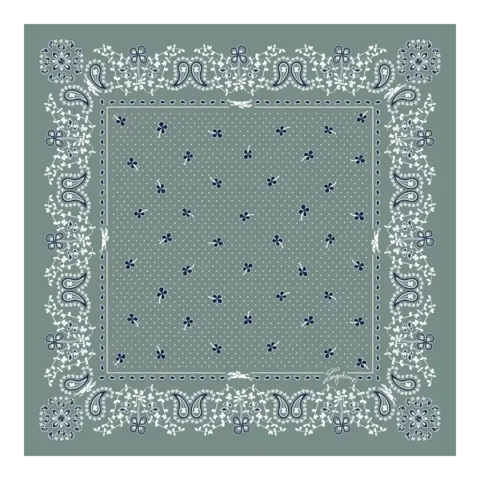 Französischer Bandana-Seidenschal 50