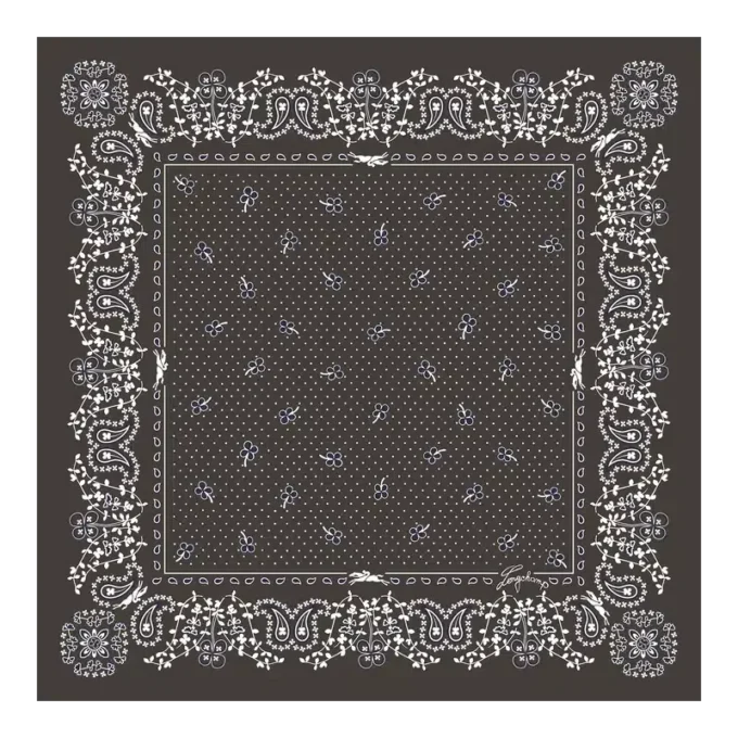 Französischer Bandana-Seidenschal 50