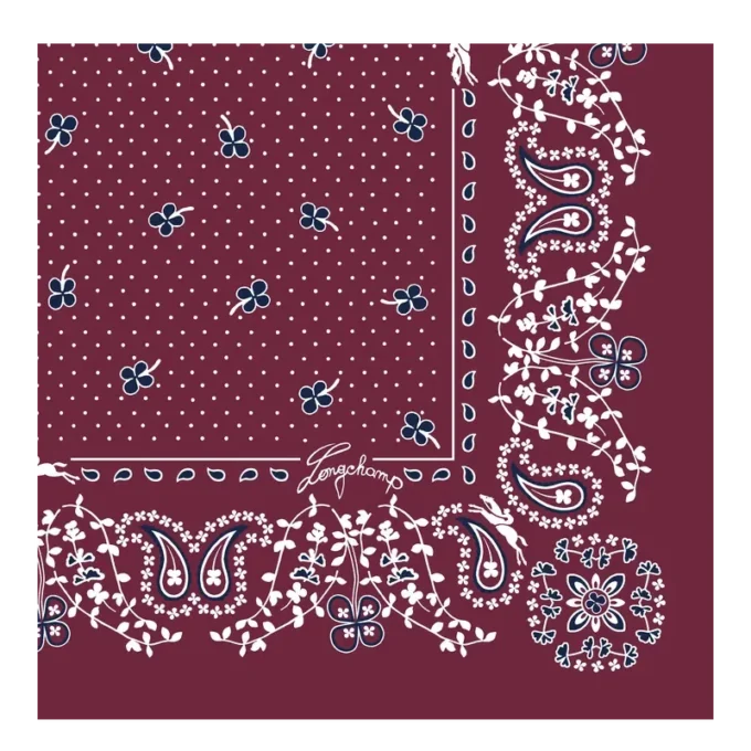 Französischer Bandana-Seidenschal 50