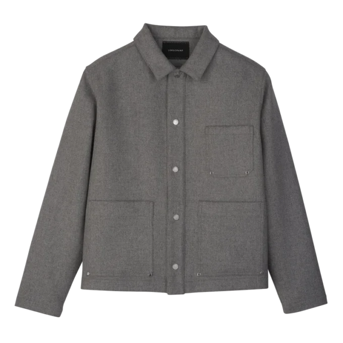 Grau – Flanelljacke