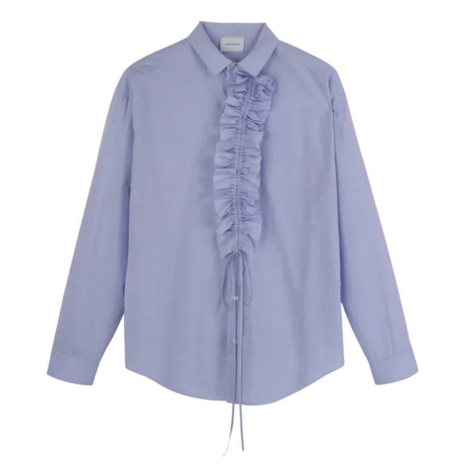 Himmelblau – Chambray-Hemd
