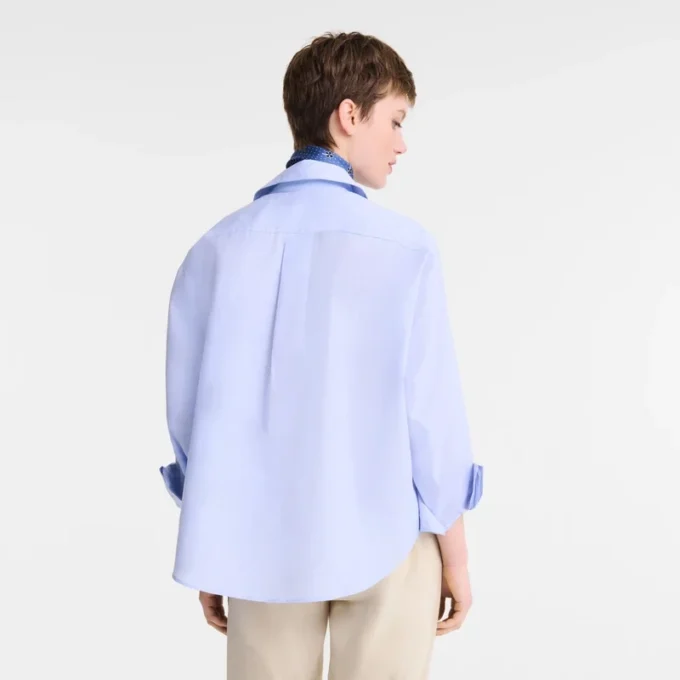 Himmelblau – Chambray-Hemd