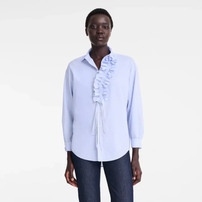 Himmelblau – Chambray-Hemd