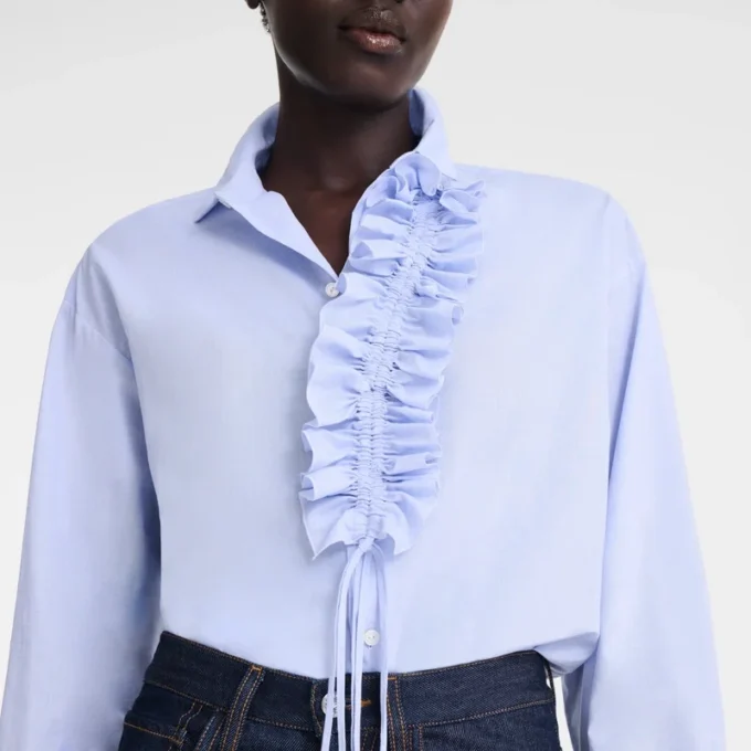 Himmelblau – Chambray-Hemd