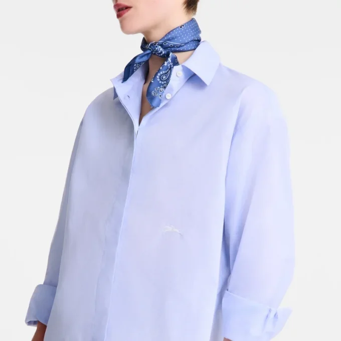Himmelblau – Chambray-Hemd