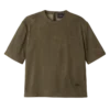 Khaki – Leder Kurzes Lederoberteil