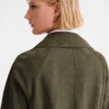 Khaki – Leder-Safarijacke