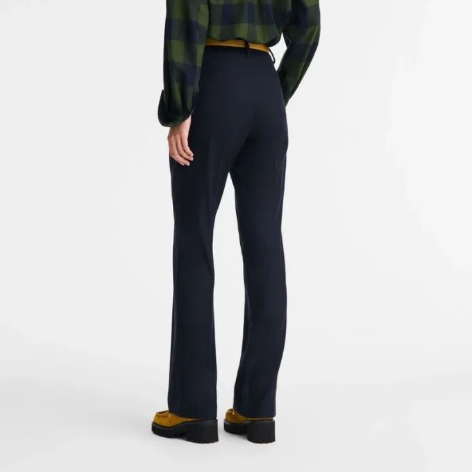 Marineblau – Flanellhose