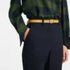 Marineblau – Flanellhose