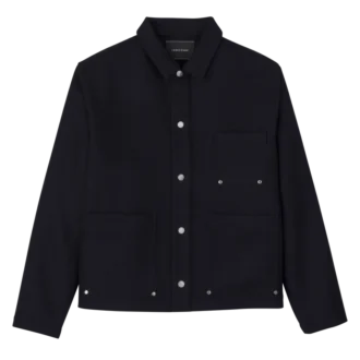 Marineblau – Flanelljacke