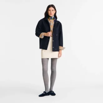 Marineblau – Flanelljacke