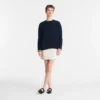 Marineblau – Strickpullover