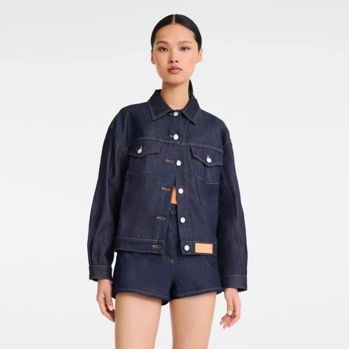 Mitternachtsblau – Jeansjacke
