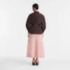 Mocha – Kimonojacke aus technischem Taft