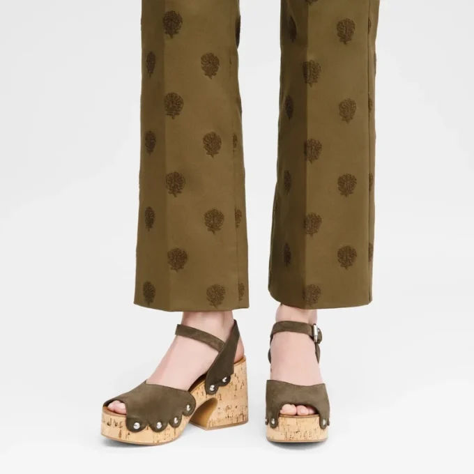 Olive – Leder La Cigale Sandalen