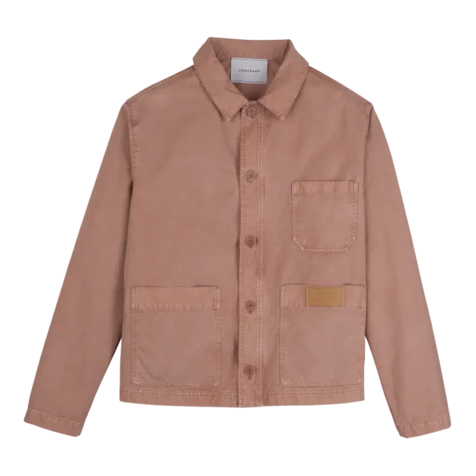 Pink Tea – Überfärbte Baumwolljacke