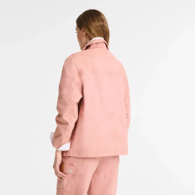 Pink Tea – Überfärbte Baumwolljacke